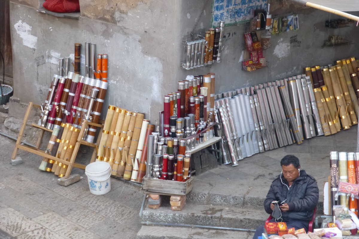 Old city street in Jianshui, Yunnan